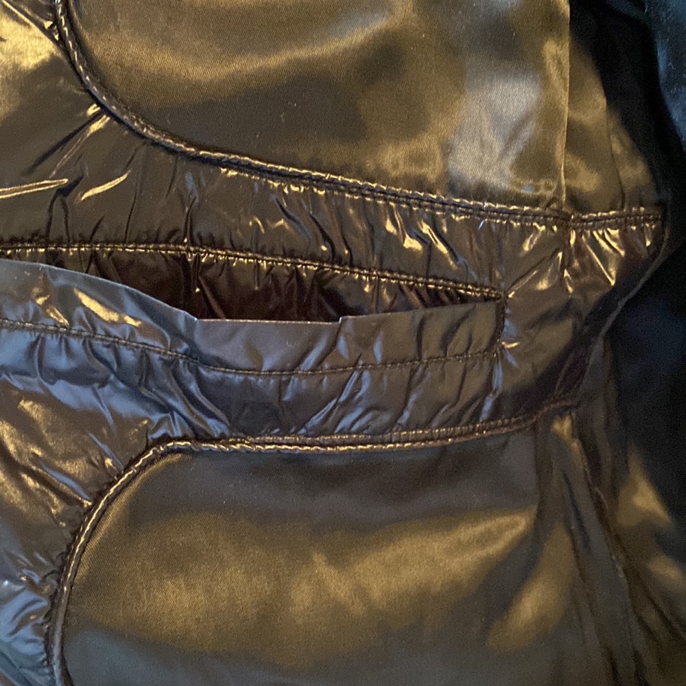 Zara Woman Glossy Black Down Jacket - Picture 6 of 6
